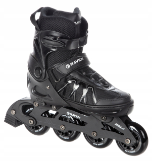 Kolieskové korčule RAVEN Expert Black 43-46 Guma